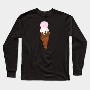 Neopolitan Ice Cream Long Sleeve T-Shirt